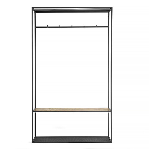 вешалка в прихожую hallra black темный дуб в Нижневартовске