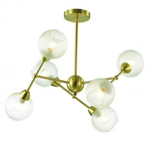 потолочная люстра lumion everly 3752/6c золото в Нижневартовске