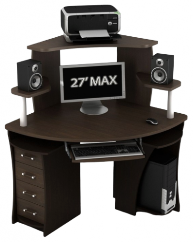 компьютерный стол угловой ная кс-2 сокол с надстройкой кн-1 в Нижневартовске