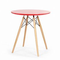 стол обеденный eiffel диаметр 70 красный в Нижневартовске