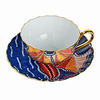 чайная пара мозаика фиолетовая в Нижневартовске