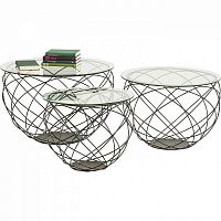 столик кофейный wire комплект из 3-х предметов в Нижневартовске