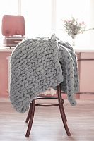 плед нежность серый большой в Нижневартовске