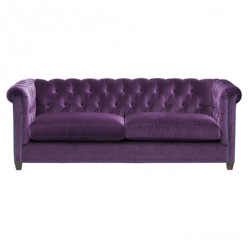 диван chesterfield 2.0 прямой фиолетовый в Нижневартовске