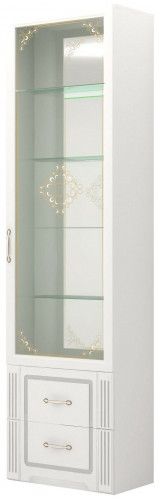 шкаф-витрина для посуды ижмебель виктория №40 в Нижневартовске