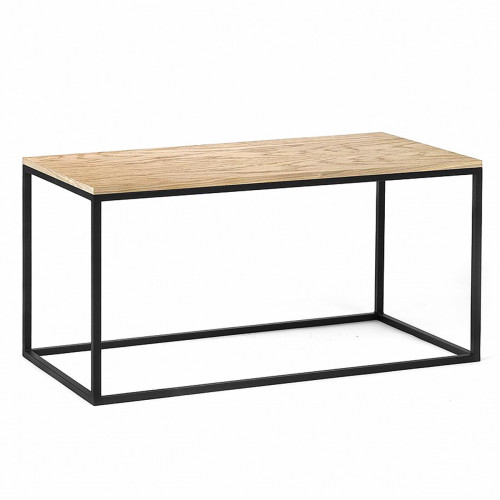 стол журнальный darmian black светлый дуб в Нижневартовске