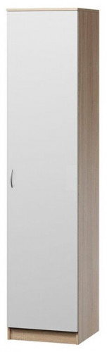 шкаф для одежды шарм-дизайн евро лайт 40х60 дуб сонома+белый в Нижневартовске
