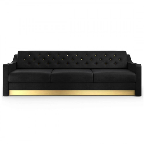 диван kory четырехместный прямой черный в Нижневартовске