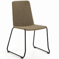 стул металлический серый канат бежевый meggie cc0545s12 от la forma (ex julia grup) в Нижневартовске