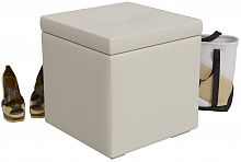 банкетка 6-5114 куба, бежевая искусственная кожа в Нижневартовске