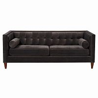 диван jack трехместный прямой темно-серый в Нижневартовске