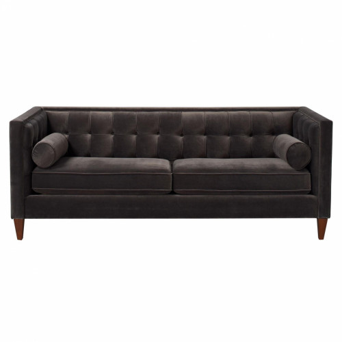 диван jack трехместный прямой темно-серый в Нижневартовске