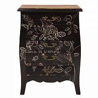 тумбочка bruciato коричневая в Нижневартовске