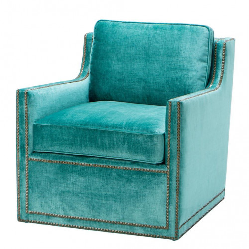кресло granery от eichholtz голубое в Нижневартовске