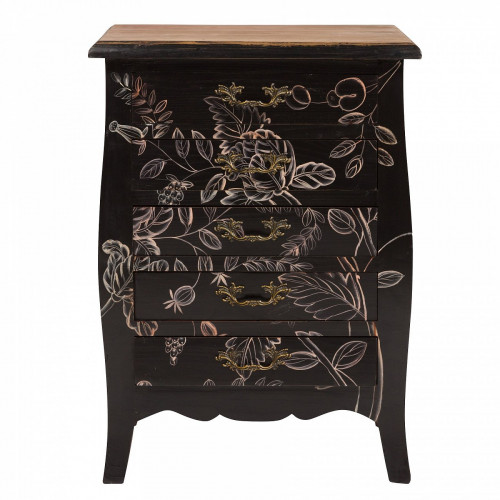 тумбочка bruciato коричневая в Нижневартовске