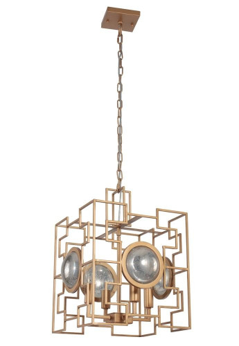 подвесная люстра crystal lux cuento sp4 gold в Нижневартовске