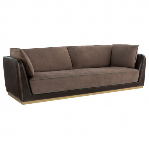 диван dorian прямой коричневый в Нижневартовске