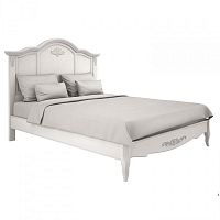 кровать двуспальная с жесткой спинкой белая 180х200 aletan provence в Нижневартовске