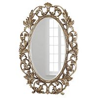 овальное зеркало настенное серебро гойя florentine silver в Нижневартовске