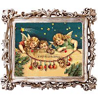 картина «с новым годом!» в раме «амели силвер», версия 5 в Нижневартовске