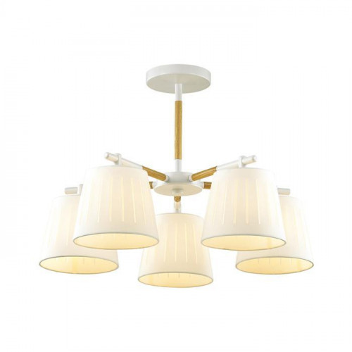 потолочная люстра odeon light nicola 4111/5 белый в Нижневартовске