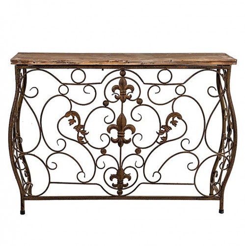 консоль королевская лилия шоколадный антик в Нижневартовске