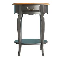 стол кофейный овальный leontina black черный в Нижневартовске