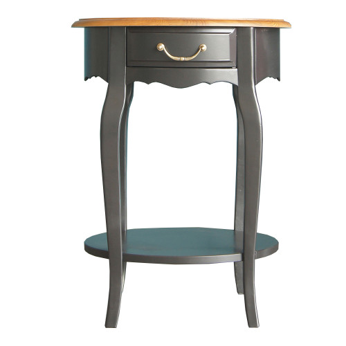 стол кофейный овальный leontina black черный в Нижневартовске