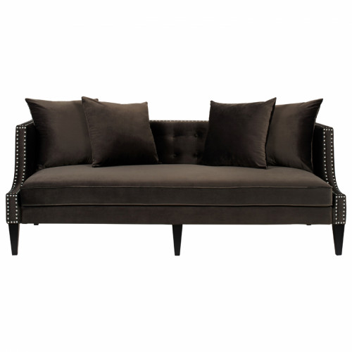 диван fendy прямой коричневый в Нижневартовске