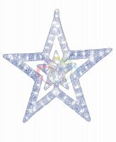 светодиодная фигура звезда белая 62см в Нижневартовске