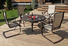 набор мебели из литого алюминия этна стол с барбекю на 4 персоны в Нижневартовске