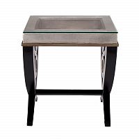 стол журнальный tribbey коричневый, бежевый, прозрачный в Нижневартовске