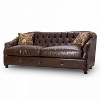 диван viscontin прямой коричневый в Нижневартовске