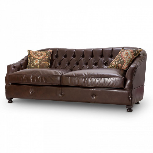 диван viscontin прямой коричневый в Нижневартовске