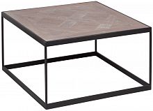 стол журнальный parquette черный, коричневый в Нижневартовске