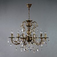 подвесная люстра ambiente alicante 8888/6 pb tear drop в Нижневартовске