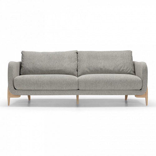 диван jenny трехместный прямой серый в Нижневартовске