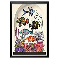 арт-постер микромир, версия рыбы в Нижневартовске