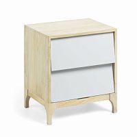 тумба прикроватная fuzzy 45х50 белый от la forma (ex julia grup) в Нижневартовске