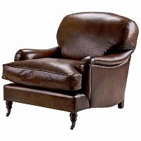 кресло highbury estate от eichholtz темно-коричневое в Нижневартовске