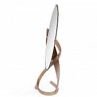 зеркало напольное овальное на деревянном основании virtuos выбеленная береза в Нижневартовске