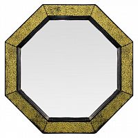 зеркало восьмиугольное латунное с черным бордюром maja в Нижневартовске