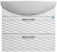 тумба под раковину олимпия клио cersanit cersania 60, подвесная, шхгхв: 57х34х50, цвет: белый в Нижневартовске