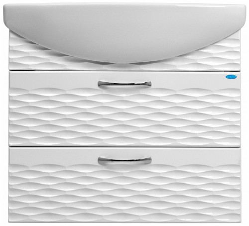 тумба под раковину олимпия клио cersanit cersania 60, подвесная, шхгхв: 57х34х50, цвет: белый в Нижневартовске