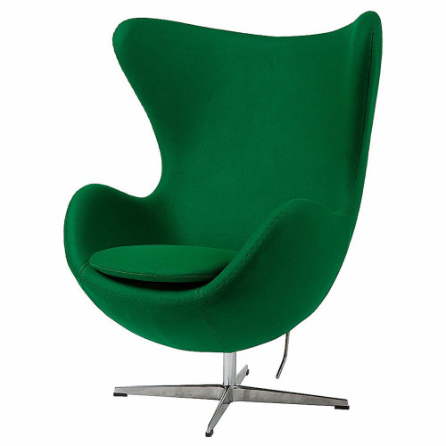 кресло egg chair кашемир зеленое в Нижневартовске
