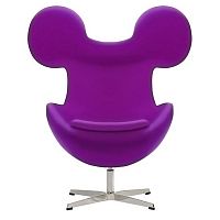кресло egg mickey фиолетовое в Нижневартовске