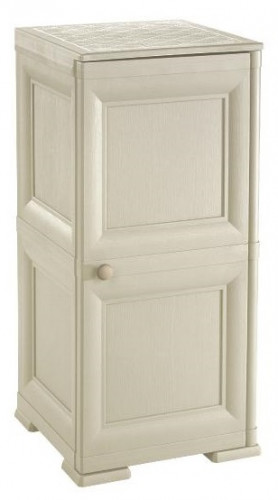 шкаф пластиковый omnimodus узкий белый в Нижневартовске