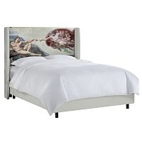 кровать двуспальная 160х200 белая la creazione di adamo в Нижневартовске