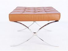 оттоманка barcelona кожа класса премиум ореховая в Нижневартовске