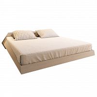 кровать деревянная двуспальная 160х200 от odingeniy бежевая геометрия в Нижневартовске